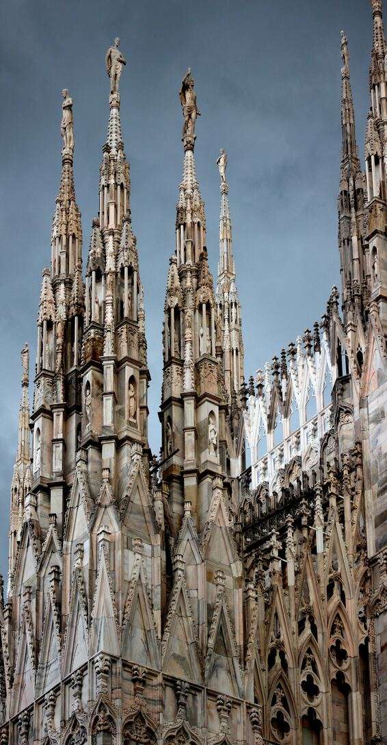 Alcune Guglie del Duomo di Milano